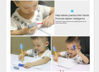 Sensory Integration Toys Silicone Fidget Pencil Topper Teething Toy Pack Of 5
