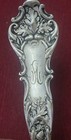 1847 Rogers Bros Charter Oak Pattern Silver Plate Cream Ladle With Mono
