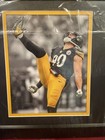 21x15 Framed Photo Of Tj Watt W  2017 Psa 9 Donruss Rc  Season Ticket Gold  22