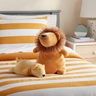 Lion And Baby Weighted Plush Kids  Throw Pillow Yellow - Pillowfort