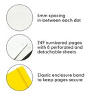 Leuchtturm1917 Medium A5 Dotted Hardcover Notebook  lemon  - 249 Numbered Pages