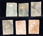 Australia Tasmania 1855-1857 S g   17-18 Wmk Large Star S g   26  27  35 Wmk  