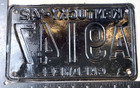 Vintage Kentucky 1942 Repainted Auto License Plate A9147 Caldwell Co Wall Decor
