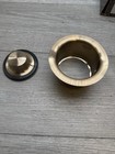 Brizo 69072-gl Brass Kitchen Sink Disposal Flange And Stopper - Gold  scratches 