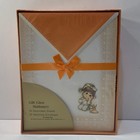 Vintage 1970s Girl On Telephone Kitsch Gift Glow Stationary Set Sealed 40 Sheets