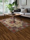 Traditional Oriental Accent Rug 4x7 Ft Handmade Medallion Wool Carpet Area Rug