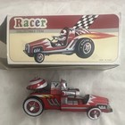 Tin Racer Collectible Toy Car  Vintage Reproduction Made In China  17  Adult