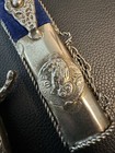 Antique Persian Silver Plated Dagger   Scabbard Stamped 1827  