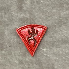 Girl Scouts Brownies Red Wedge Second Year Rank Vintage Patch Mbx