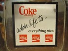 Coke Adds Life To Everything Nice-enjoy Coca-cola Advertising Glass Ashtray