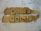 Wwi Us Army M1918 Cartridge Russell Webb Belt M1903 Springfield Rifle 9 Pocket