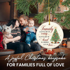 Christmas Ornament Gifts For Women Men - Ceramic Christmas Ornaments 2025 With C