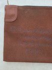 Vintage Mohawk National Bank Canvas Deposit Money Bag W  Zip Lock   Key