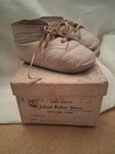 Vintage Mrs Days Ideal Shoes Infant Toddler Leather Lace Up Soft Sole White