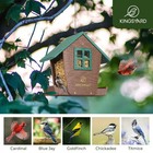 Kingsyard 4 Lbs Large Bird Feeder House For Outdoors Hanging