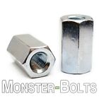 Hex Coupling Nuts Din 6334 Zinc Plated Class 6 Steel Cr 3  Metric M6 M8 M10