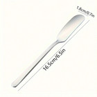 2pcs Stainless Steel Butter Knife Set     Jam Cheese Cake And Cream Applicator