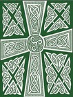 Celtic Crosses Cotton Tapestry Throw Blanket Decorative 48x68 North American