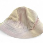 White Crochet Sun Hat With