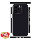 Iphone 15 Pro Skin Wrap Black Vinyl Decal Sticker Back Cover