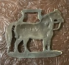 Vintage English Horse Brass Medallion Large Horse Harness Decoration