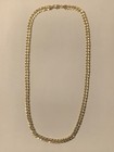 Mens Gold Plated Solid Miami Cuban Link Chain 6mm Necklace