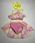 Maf Seamless Design Solo Dance Costume Xs Child Xsc Pink And Yellow