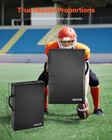 Vevor 24x16in Football Blocking Tackle Dummy Heavy Duty Kick Shield Pad Handles
