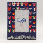 Disney Epcot Picture Frame Flags World Showcase Mickey Tourists Collection Photo