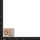 Wood Rubber Stamp  Cowboy And Cowgirl  Retro lady people man With Hat western sm