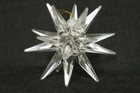 Vintage Atomic Starburst Christmas Star Ornament Or Candle Holder Acrylic 4  In 