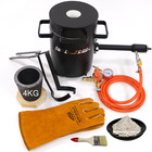 Devil-forge Fb1sb   4kg Gas Propane Furnace Foundry Kiln  tongs crucible Usa  new 