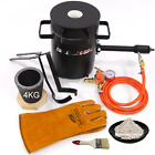 Gas Propane Furnace Fb1sb   4kg Devil-forge Foundry Kiln  tongs crucible Usa  new 