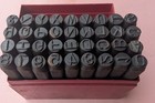  2  Letter number Steel Punch Sets - Various Sizes  selling By The Set 