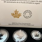 1988-2023 35th Anniversary Silver Maple Leaf 5-coin Fractional Proof Set Canada