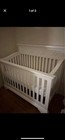 Cradle Bed For Baby Made Of 100  Wood White Color Excellent Conditions