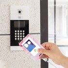 3 Set Heavy Duty Badge Holder With Retractable Reel  Marble Retractable Id Badge