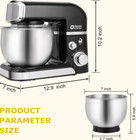 Mezcladora De Harina Para Hacer Pan 3 2qt Batidora El  ctrica De 6 Velocidades