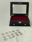 Complete 1941-1945 Pds Mercury Silver Dime Collection Uncirculated In Black Case