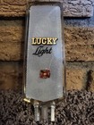 Vintage Lucky Light Beer Tap Handle 6x2 25 In Man Cave Bar Decor Rare 1960 s