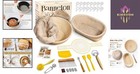 Complete Sourdough Starter Kit  9  Round   10  Oval Bread Proofing Baskets
