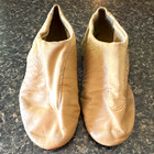 Bloch S0277l Girls Beige Leather Split Sole Jazz Dance Shoes 5 1 2