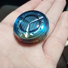 Timascus Spinning Top coin  Brand New  Made By Metonboss  Limited Run  Rare 