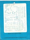 778 Vogart Embroidery Hot Iron Transfer Welcome Home Sweet Home Peace On Earth