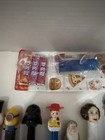 Lot Of 36 Pez Candy Dispensers Assorted Cartoon Character Themes Untested