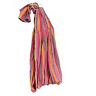 Maya Wrap Ring Sling Baby Carrier Multi Color Striped Cotton Size M Fabric 37