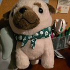 Cute Dog Plush With Green Scarf Amuse Toreba Japanese  New With Tag