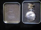 Lionel Trains 100th Anniversary Conductor   s Silver Tone Pocket Watch   Box Vtg