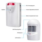 Wireless Motion Sensor System Driveway Garage Pir Alarm Alert Security Indoor Us