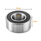 1  Axle Sealed Wheel Bearings Front   Rear For Harley Oem 9247